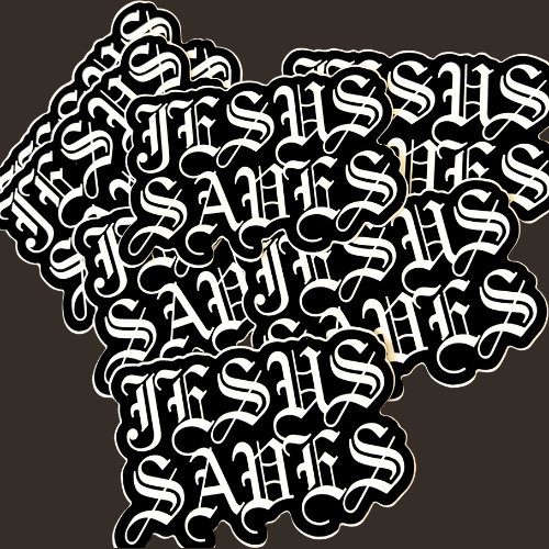 Jesus Saves Sticker