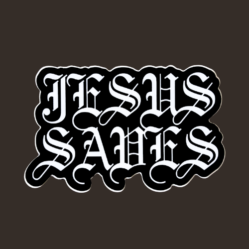 Jesus Saves Sticker